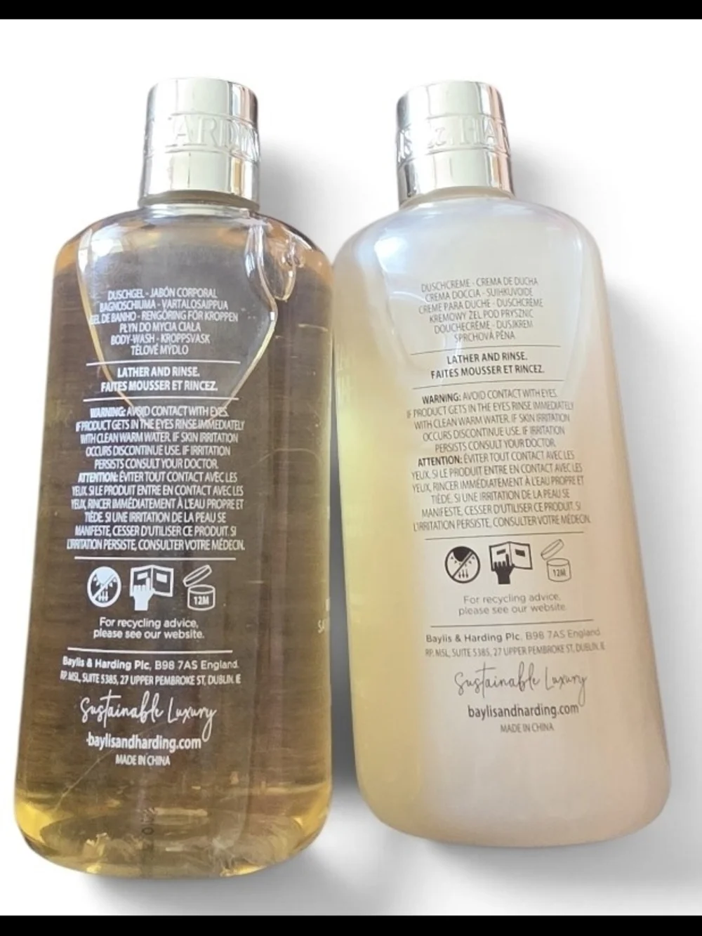 Baylis & Harding England Sweet Mandarin & Grapefruit Body Wash NEW